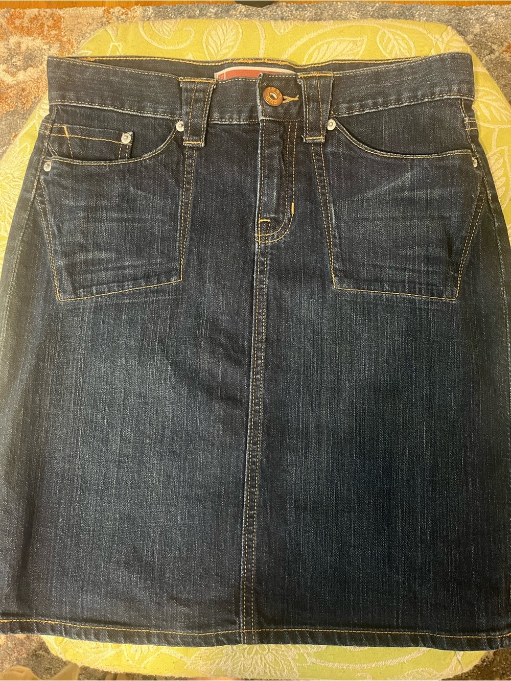 Vintage GAP Dark Blue Denim A-Line Skirt